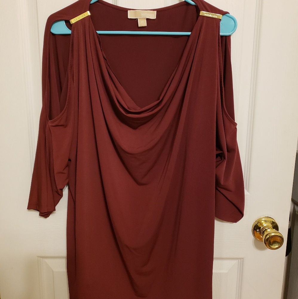 peek a boo shoulder Michael Kors MK sz 2x